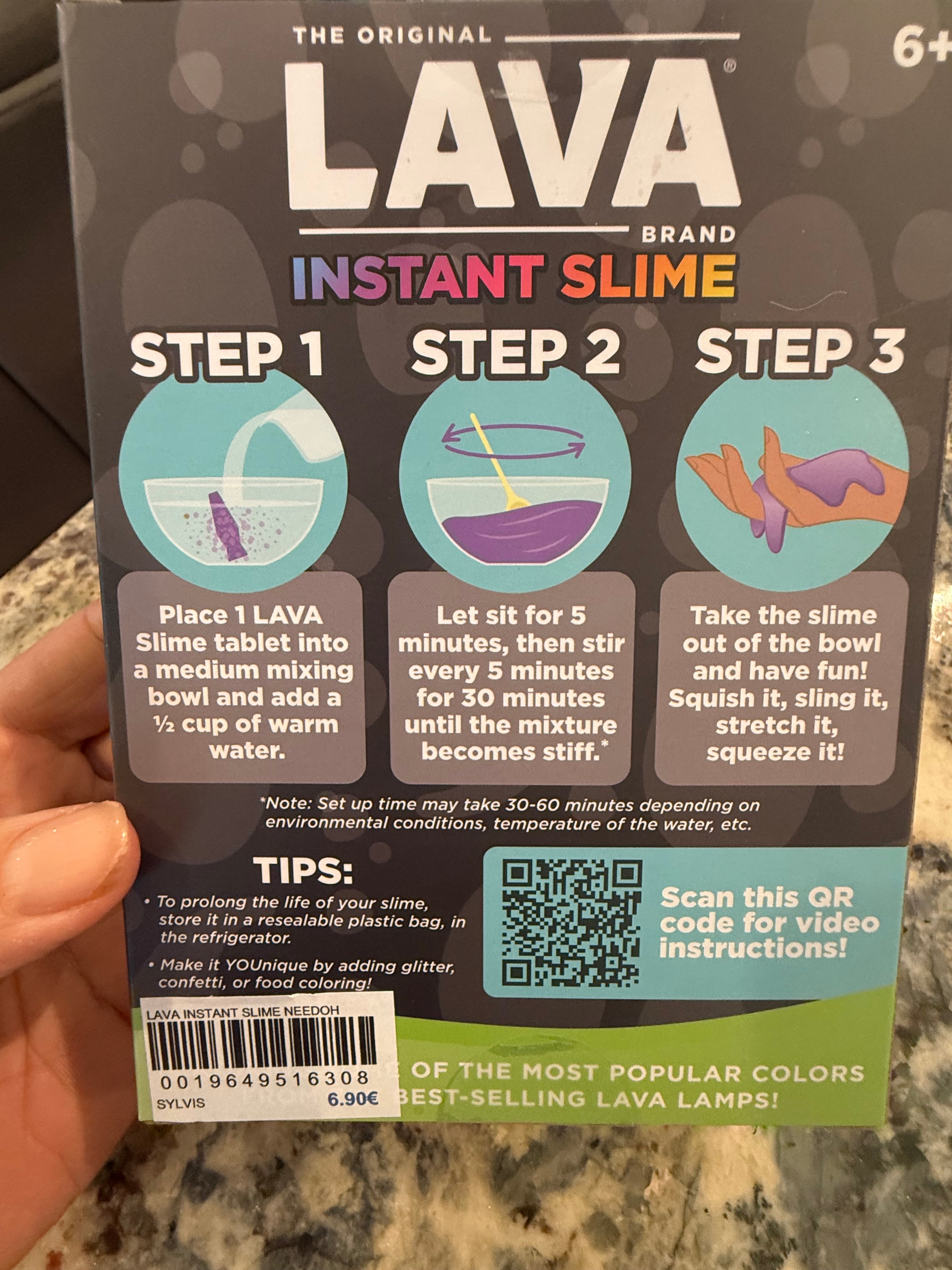 Lava Instant Slime