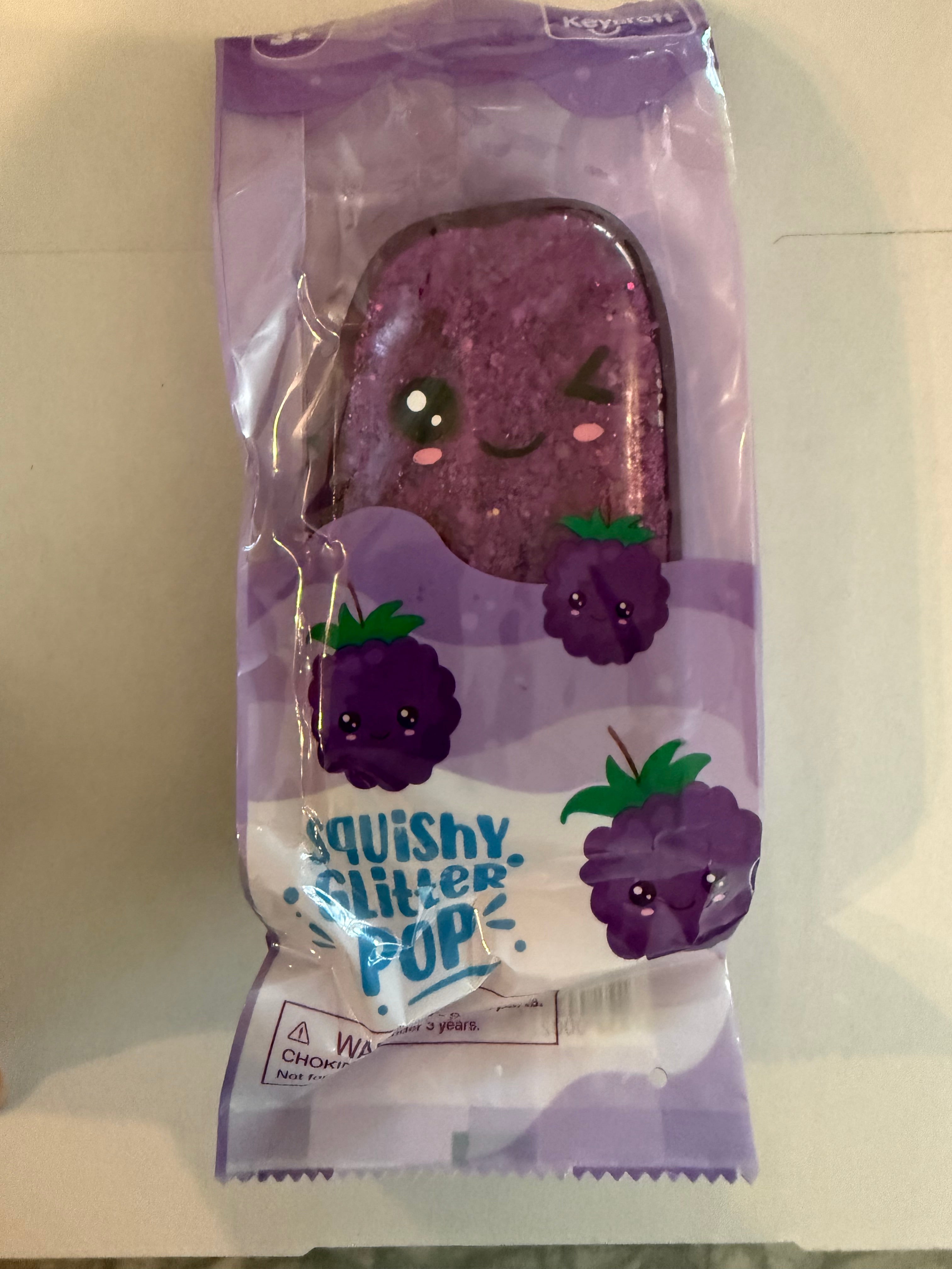 Squishy Glitter Pop Purple!