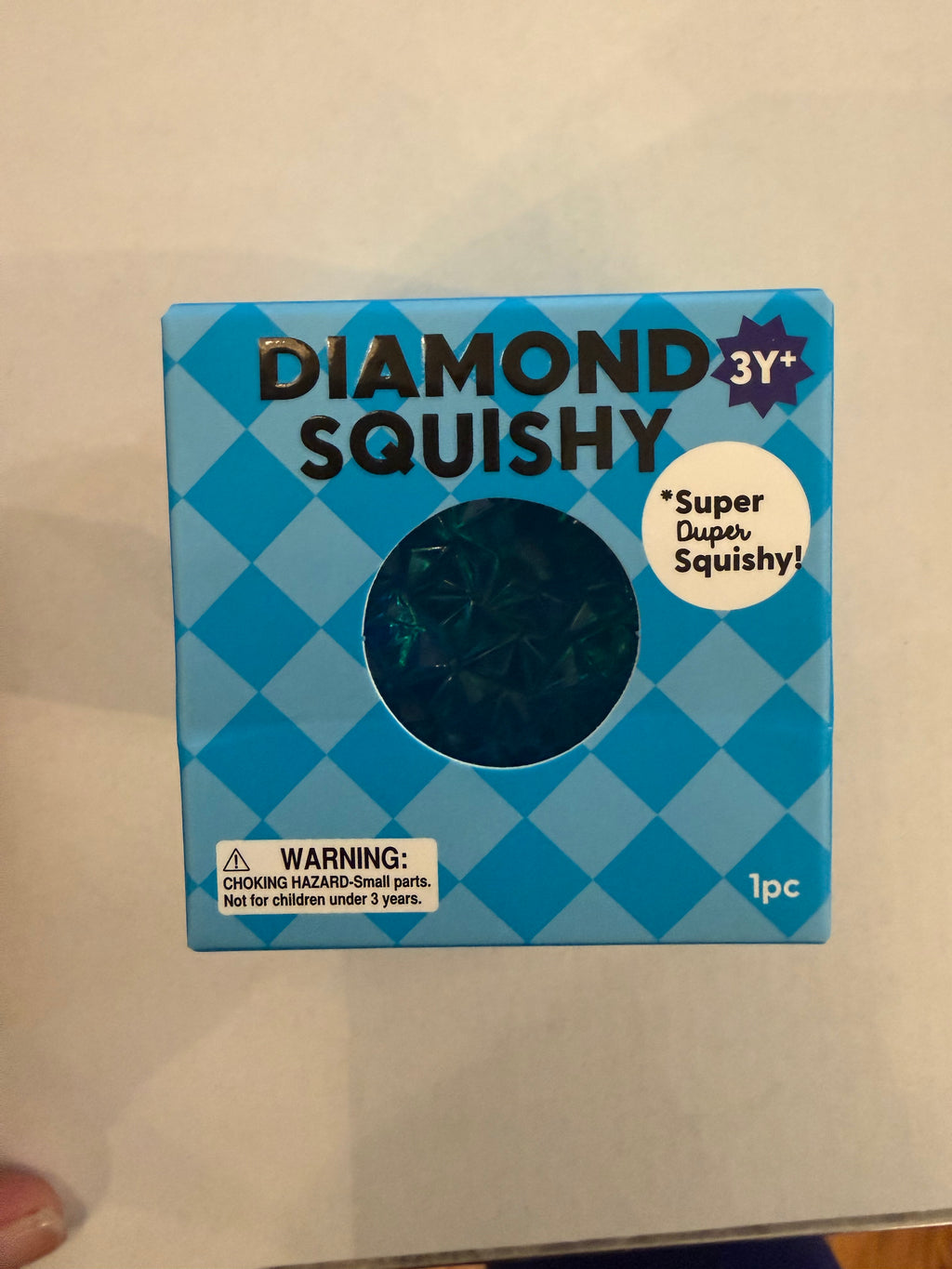 J’Adore Super Duper Diamond Squishy Brand New In Box -Blue