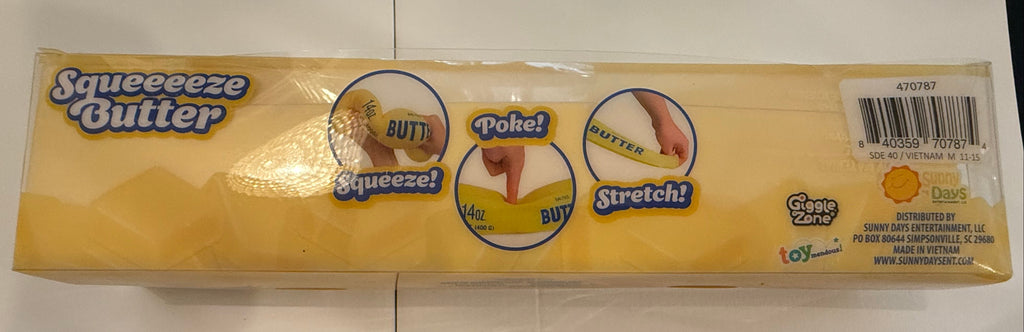 Sunny Days Squeezy Butter Shape Fidget Toy