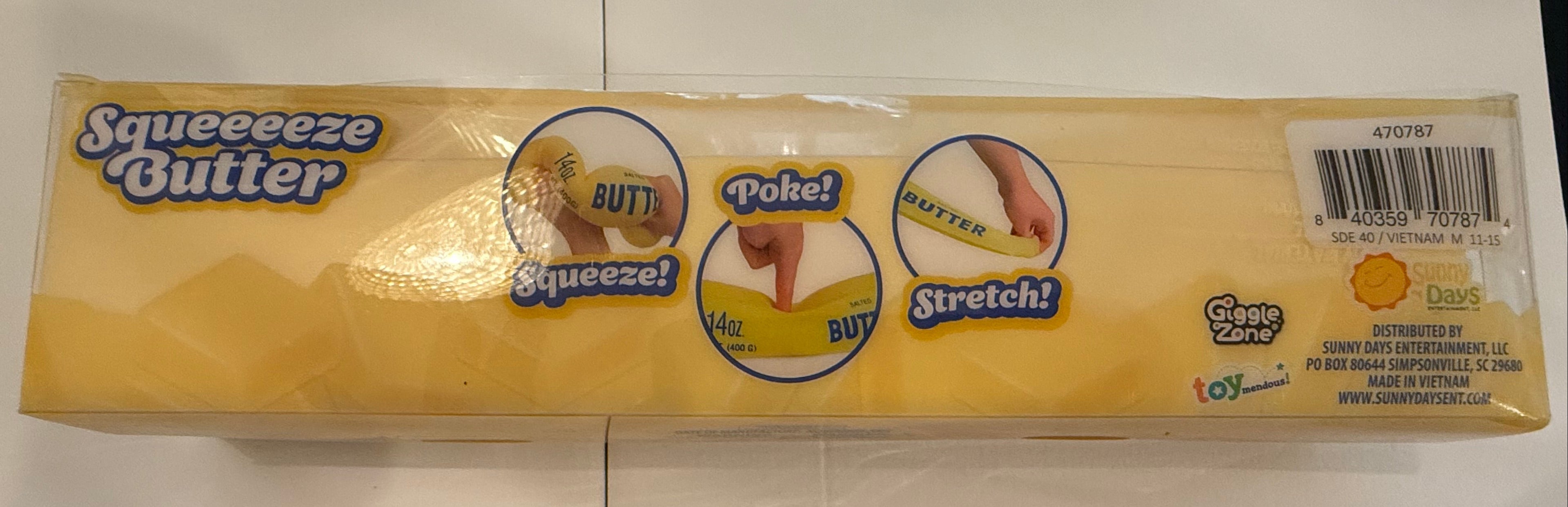 Sunny Days Squeezy Butter Shape Fidget Toy
