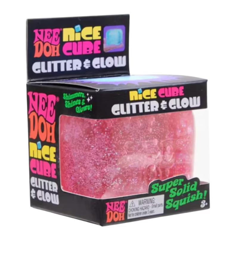 Needoh Nice Cube Glitter & Glow