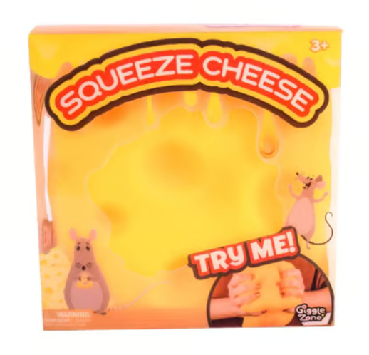 Giggle Zone Squeeze Cheese Block Yellow