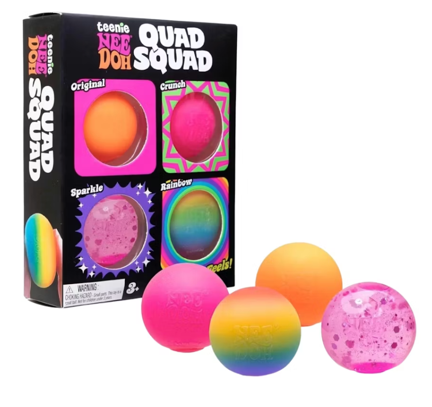 NeeDoh Teenie Quad Squad Squishy Fidget Toy