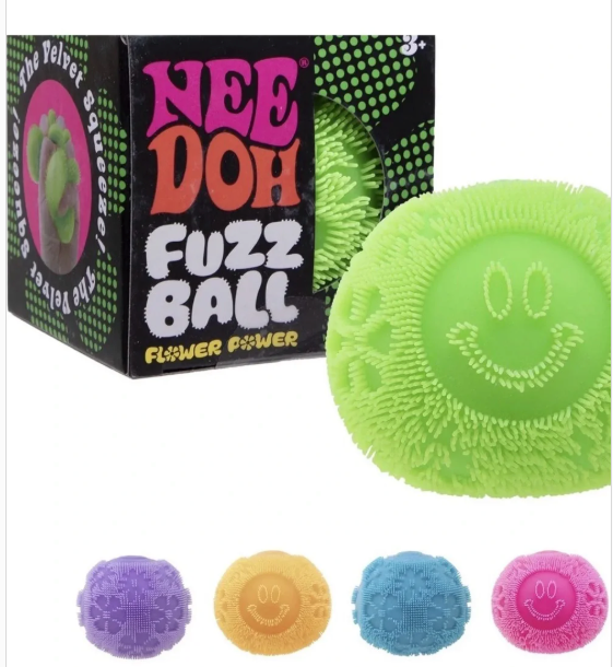 NeeDoh Fuzz Ball Flower Power