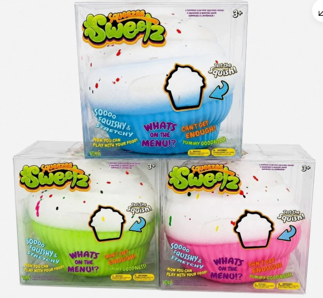 PPNC Squeezy Sweetz Scented Green Squishy Cupcake